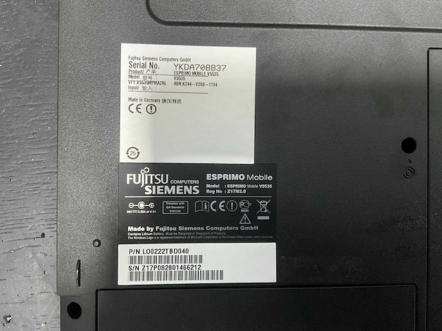 Fujitsu siemens / hp - laptop (2x) - afbeelding 7 van  9