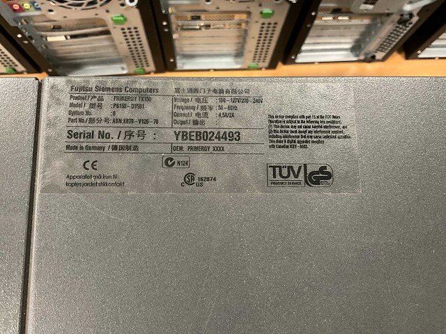 Fujitsu siemens primergy tx150 server - afbeelding 3 van  9