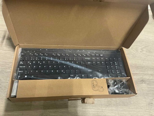 Full sites wireless keyboard& mouse combo toetsenbord (10x) - afbeelding 1 van  3