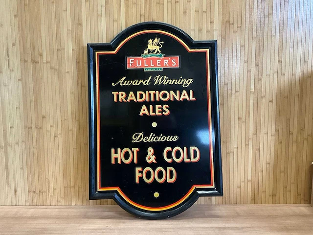 “fuller’s chiswick – award winning traditional ales / hot & cold food” | horeca-/reclamebord - afbeelding 1 van  4