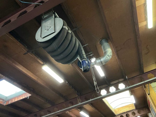 Fumex uitlaatgas afvoerhaspel met exhauster - afbeelding 1 van  2