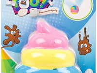 Fun stuiter putty regenboog drol 12 stuks - afbeelding 4 van  7
