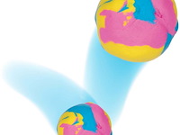 Fun stuiter putty regenboog drol 12 stuks - afbeelding 6 van  7