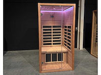 Funda - mahogany - infrarood sauna - 1 persoons