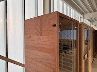 Funda - mahogany - infrarood sauna - 1 persoons - afbeelding 5 van  10