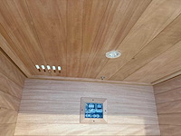 Funda - mahogany - infrarood sauna - 1 persoons - afbeelding 8 van  10