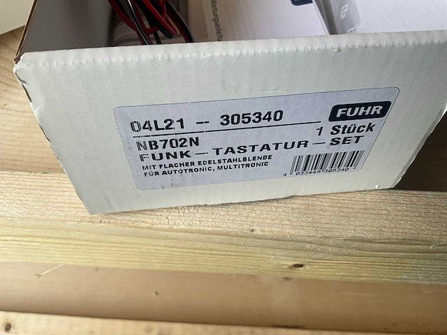 Funk - draadloze rvs toetsenbord - autotronic, multitronic nr. nb702n - deurbeslag - afbeelding 3 van  5