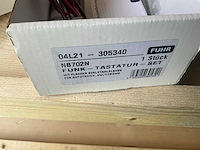 Funk - draadloze rvs toetsenbord - autotronic, multitronic nr. nb702n - deurbeslag - afbeelding 3 van  5