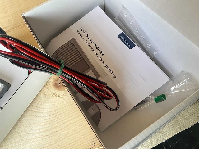 Funk - draadloze rvs toetsenbord - autotronic, multitronic nr. nb702n - deurbeslag - afbeelding 5 van  5