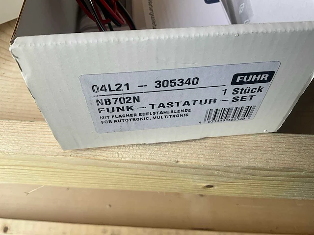 Funk - draadloze rvs toetsenbord - autotronic, multitronic nr. nb702n - deurbeslag - afbeelding 3 van  5