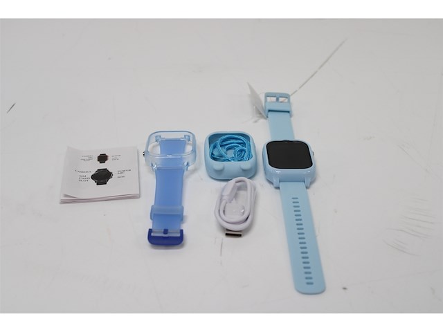 Funkids kinder smartwatch met gps tracker inclusief koord en extra bandje blauw - afbeelding 1 van  1