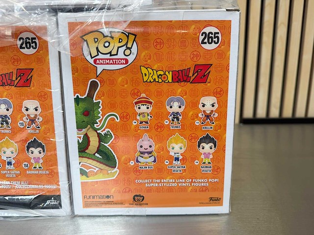 Funko pop! animation shenron #265 / porunga #553 - dragon ball z collectiefiguur (3x) - afbeelding 7 van  8