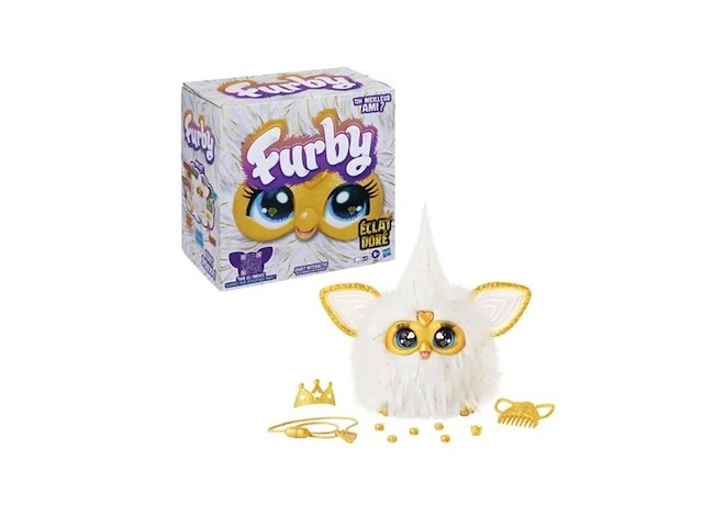 Furby gold glam spraakgestuurd interactief franstalig - afbeelding 1 van  5