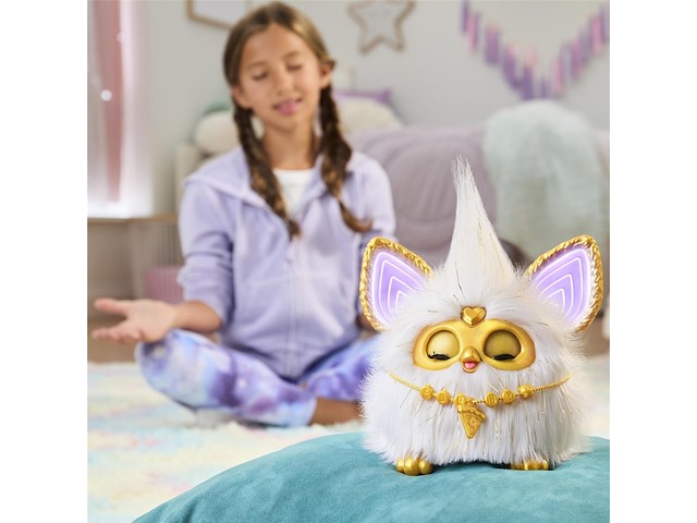 Furby gold glam spraakgestuurd interactief franstalig - afbeelding 4 van  5