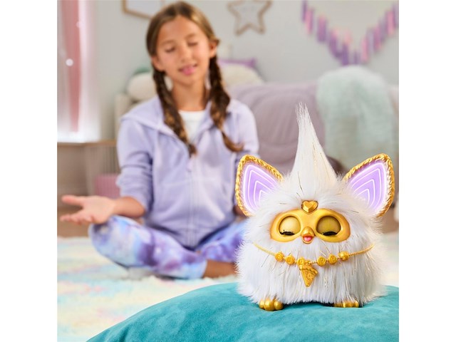 Furby gold glam spraakgestuurd interactief franstalig - afbeelding 4 van  5