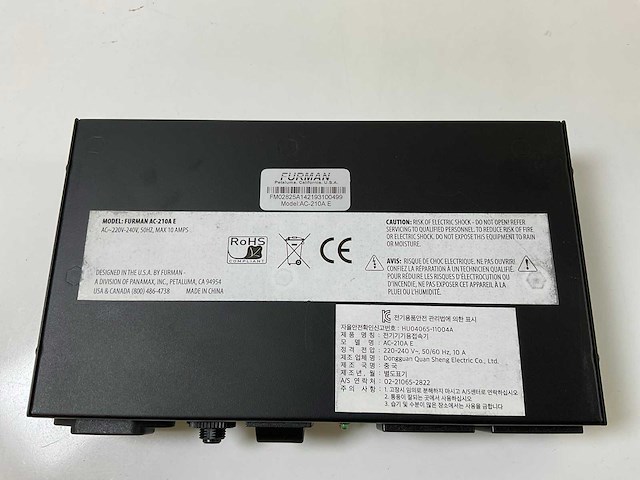 Furman (ac-210a e), compact power conditioner (4x) - afbeelding 12 van  14
