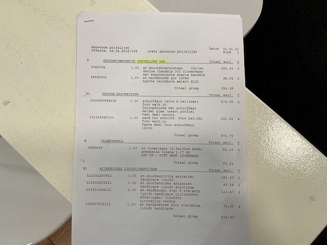 Furo walk-in douchecombinatie - afbeelding 2 van  10