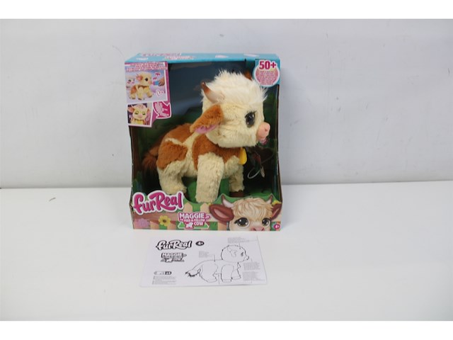 Furreal maggie de koe interactieve pluchen knuffel - afbeelding 5 van  5