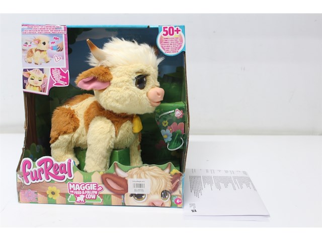 Furreal maggie de koe interactieve pluchen knuffel - afbeelding 5 van  5