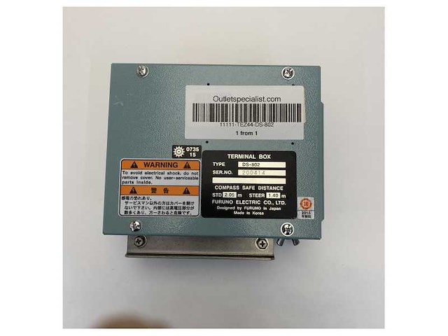 Furuno ds-802 terminal box for ds-80 speedlog - afbeelding 4 van  6