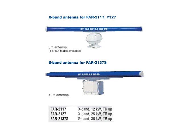 Furuno far-2137s/2837s marine radar unit with deicer - far-2137s - afbeelding 1 van  11