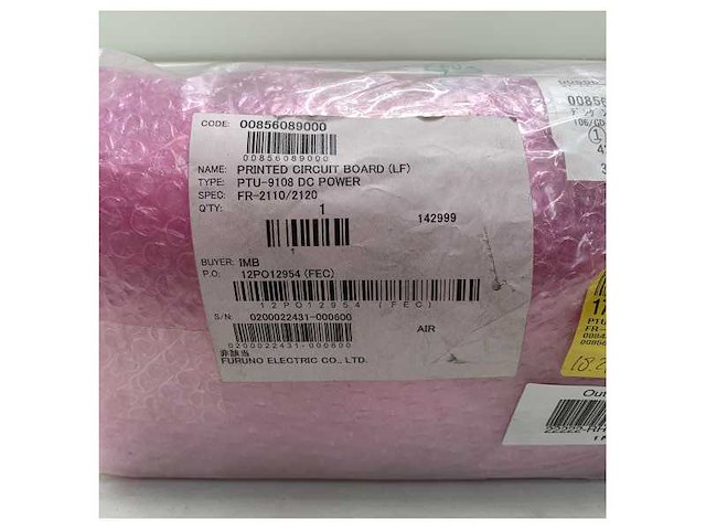 Furuno x-band ptu9108 dc radar pcb - 008-447-830 - afbeelding 2 van  5