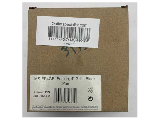 Fusion ms-fr4gb speaker grille set 4-inch zwart - afbeelding 4 van  4