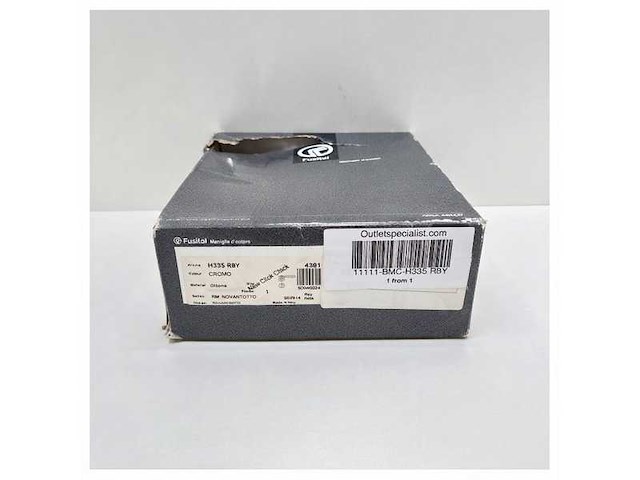 Fusital h335 mercurio r8y deurklink chroom kit - afbeelding 3 van  5