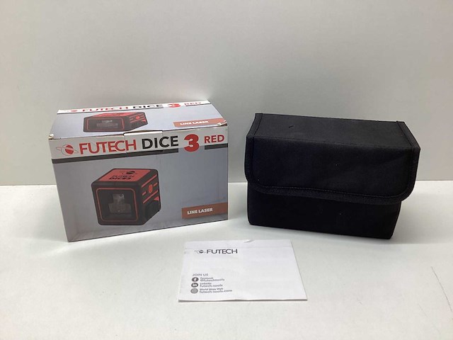 Futech - dice 3 red - bouwlaser - afbeelding 2 van  3