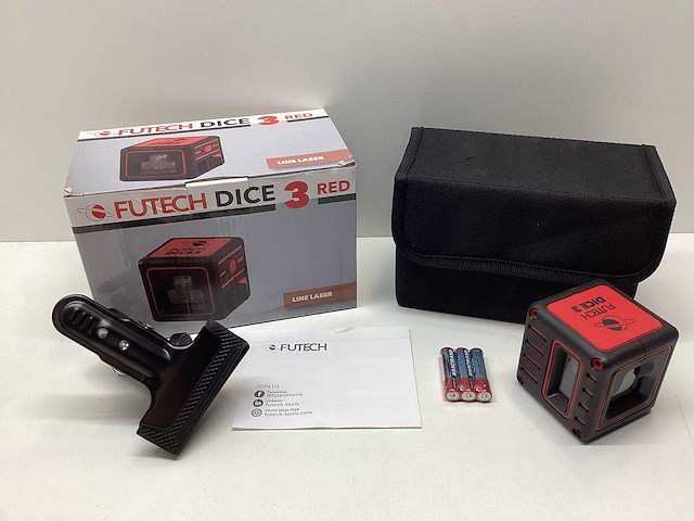 Futech - dice 3 red - bouwlaser - afbeelding 2 van  2