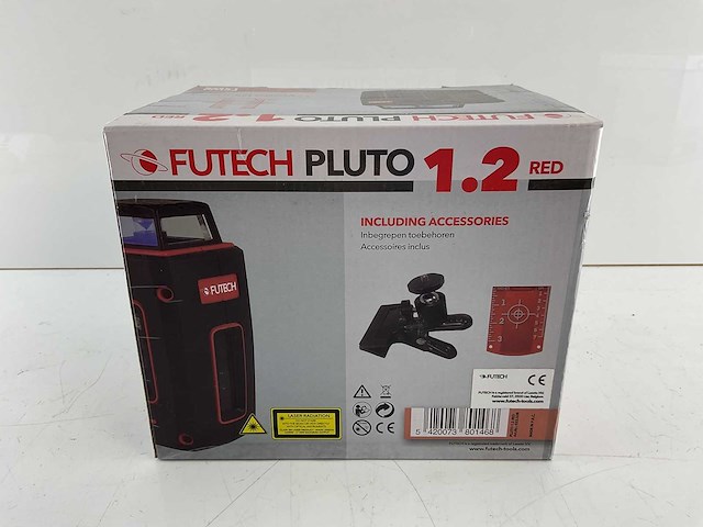 Futech - pluto 1.2 red - bouwlaser - afbeelding 1 van  6