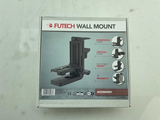 Futech - wall mount - bouwlaser (2x) - afbeelding 2 van  3