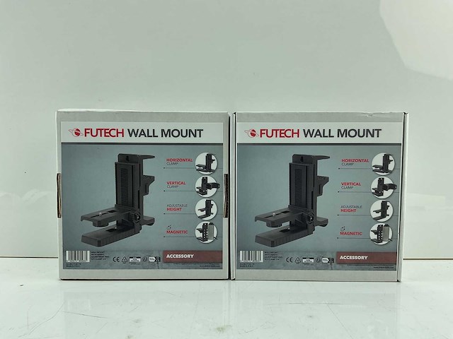 Futech - wall mount - bouwlaser (2x) - afbeelding 1 van  3