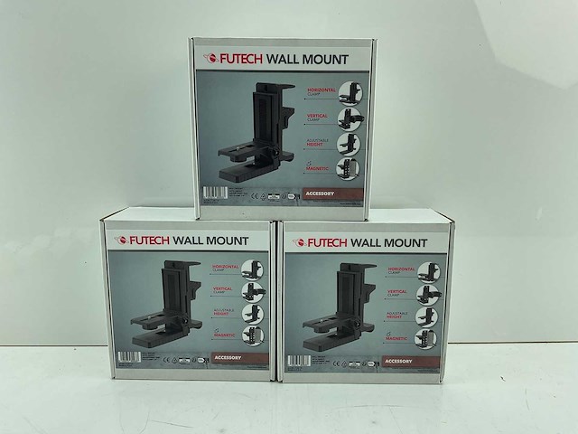 Futech - wall mount - bouwlaser (3x) - afbeelding 1 van  3