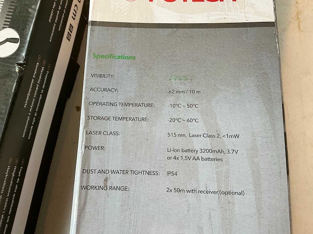 Futech multicross 3d bouwlaser set - afbeelding 2 van  3