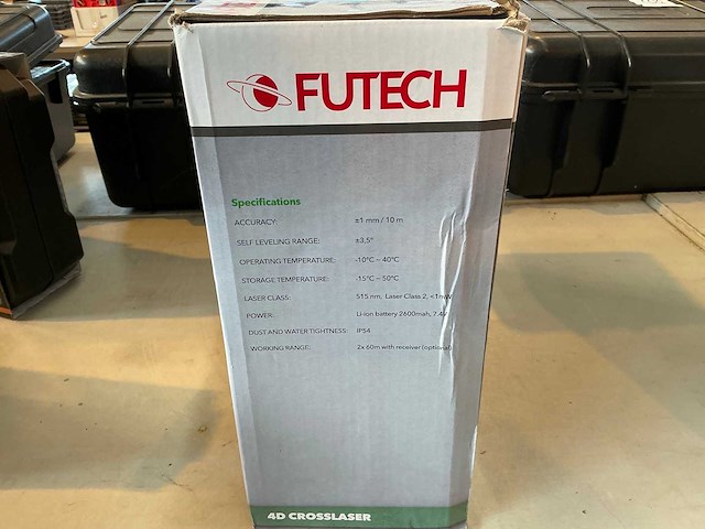 Futech multicross 4d green bouwlaser - afbeelding 2 van  2