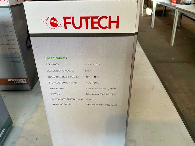 Futech multicross 4d green bouwlaser - afbeelding 2 van  2