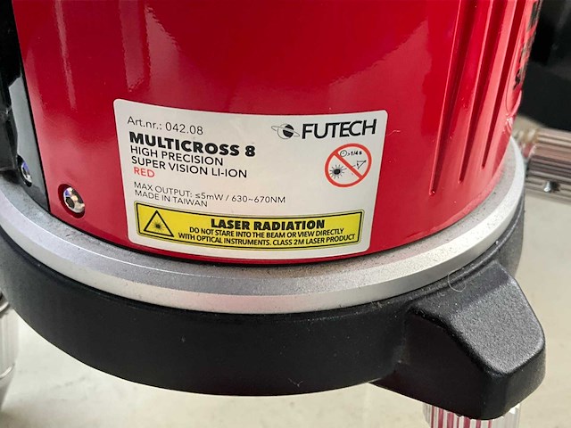 Futech multicross 8 bouwlaser - afbeelding 4 van  5