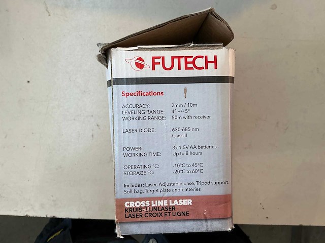 Futech saturn 2 red bouwlaser - afbeelding 2 van  2