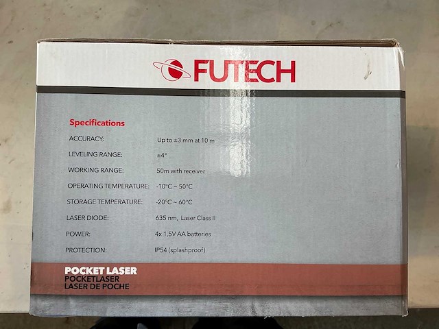 Futech saturn 2.5 red bouwlaser - afbeelding 2 van  2
