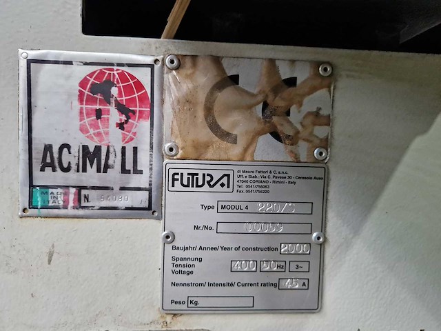 Futura - 2000 - modul 4 - 220 s - vierzijdige profileer- en schaafmachine - afbeelding 13 van  22