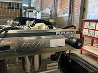 Futurmat ariete f3 - professionele 2-groeps espressomachine incl. toebehoren - afbeelding 6 van  12