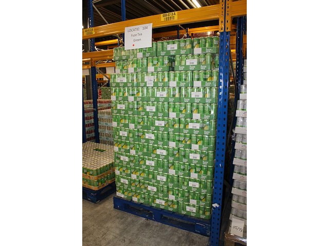 Fuze-tea infused 0,33l. 152 trays a 24 stuks. totaal 3648 stuks. tht 3-26. bod is inclusief 547 euro statie... - afbeelding 2 van  3