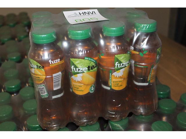 Fuze-tea mango chamomile 0,33l. 58 x 12-packs. tht 1-26. bod is inclusief 104,40 euro statiegeldwaarde - afbeelding 3 van  3