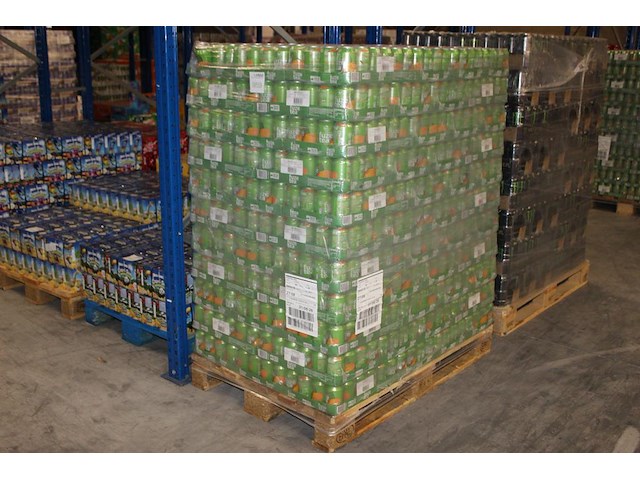 Fuze-tea peache 0,33l. 99 trays a 24 stuks. totaal 2376 stuks. tht 8-26. - afbeelding 1 van  2