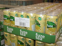 Fuze-tea sparkling lemon 0,33l. 98 trays a 24 stuks. totaal 2352 stuks. tht 5-26. bod is inclusief 352,80 e... - afbeelding 3 van  3