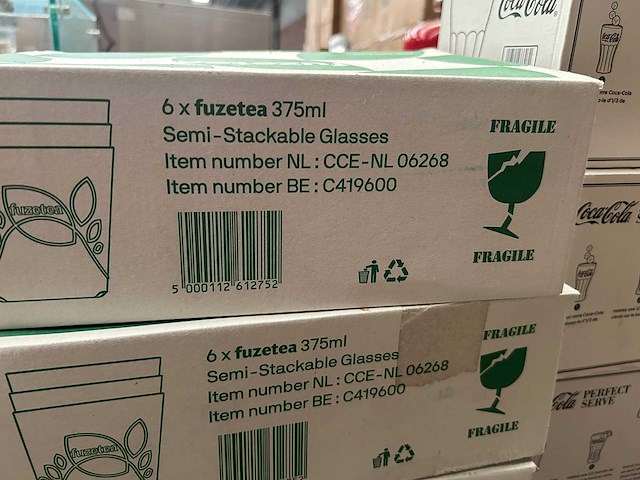 Fuzetea, coca cola, ritzenhoff - partij glaswerk - afbeelding 3 van  6