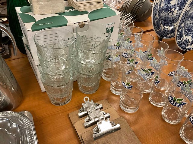 Fuzetea & nestea ijsthee glazen (42x) - afbeelding 4 van  7