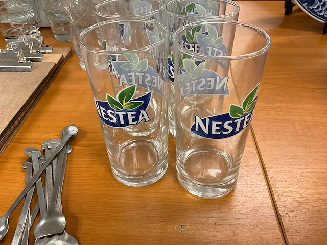 Fuzetea & nestea ijsthee glazen (42x) - afbeelding 5 van  7