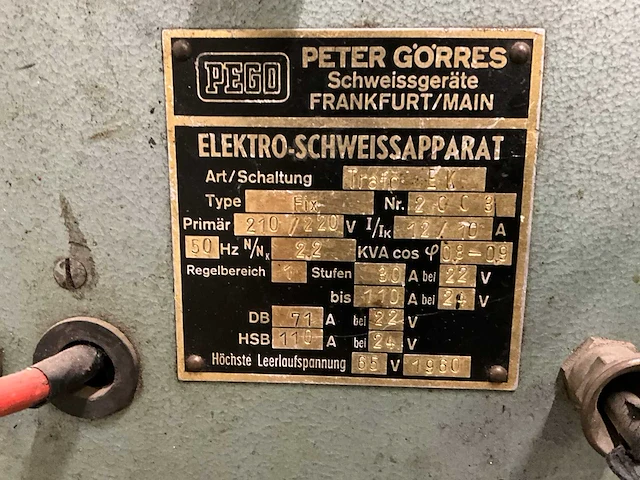F.weider kg - vintage elektroden lasapparaat - elektrode lasapparaat - afbeelding 4 van  10